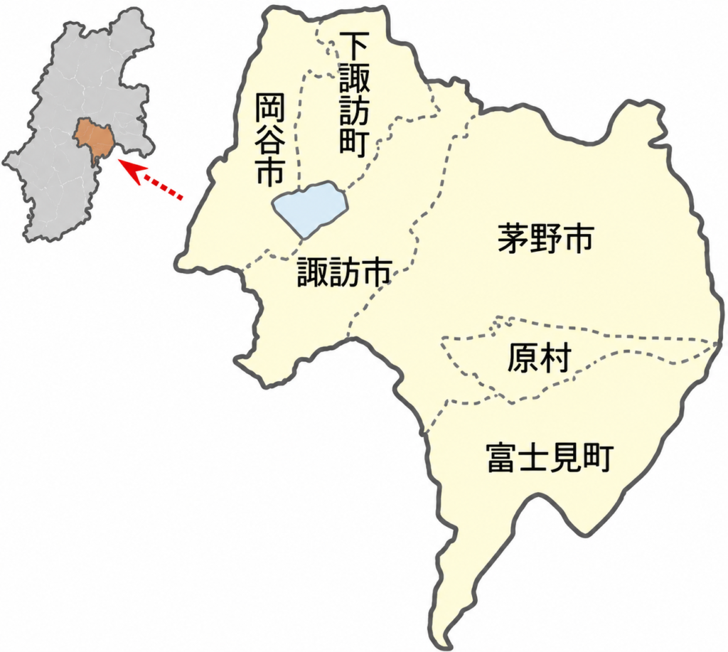 諏訪市　下諏訪町　車庫証明　諏訪警察署