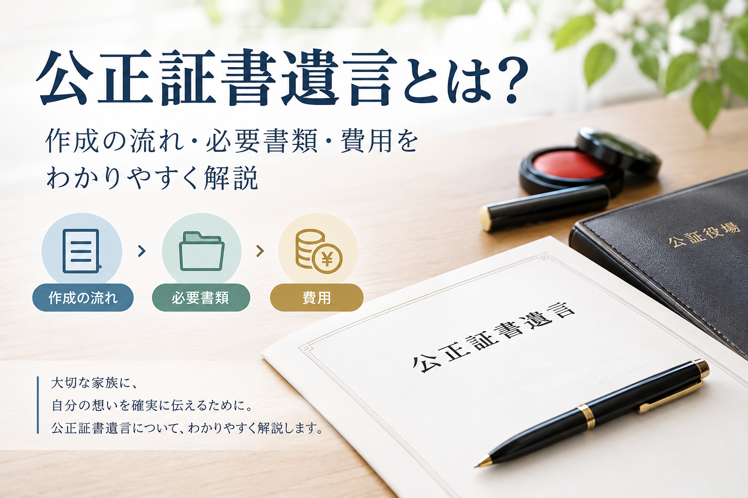相続 相続手続き 遺言 諏訪 長野県 諏訪市 岡谷 下諏訪 富士見 原村 公正証書遺言